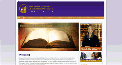 Desktop Screenshot of kclinstitute.org