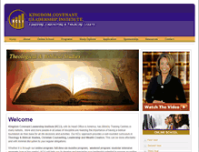 Tablet Screenshot of kclinstitute.org